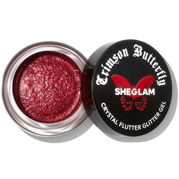 Crimson Butterfly Glitter Gel Cocoon