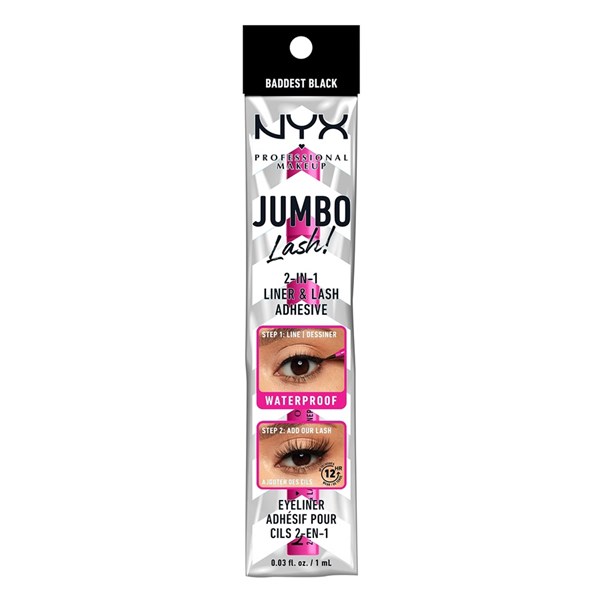 Jumbo Lash 2 In1 Eyeliner & Lash Adhesive Baddest Black