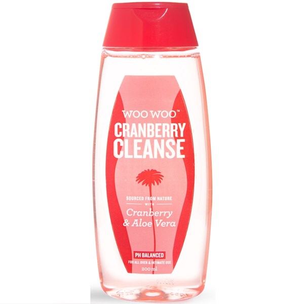 Cranberry Cleanse Gentle Intimate Wash With Soothing Aloe Vera 200 ml