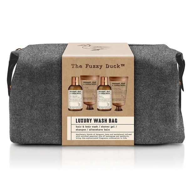 The Fuzzy Duck Men’s Luxury Wash Bag Set 4 Pieces