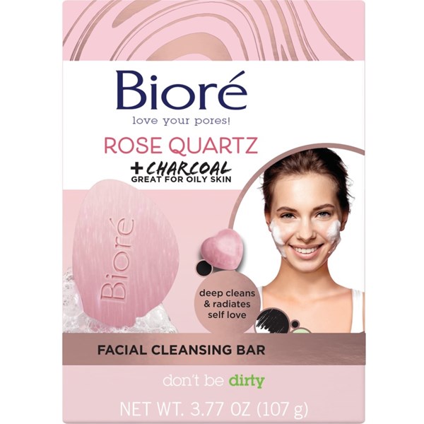 Rose Quartz & Charcoal Facial Cleansing Bar 107 g