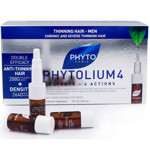 Phyto Lium 4 Chronic And Severe Anti Thinning Hair Concentrate 12 x 3.5ml