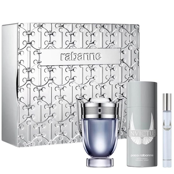 Paco Rabanne Invictus Gift Set 3 PCS