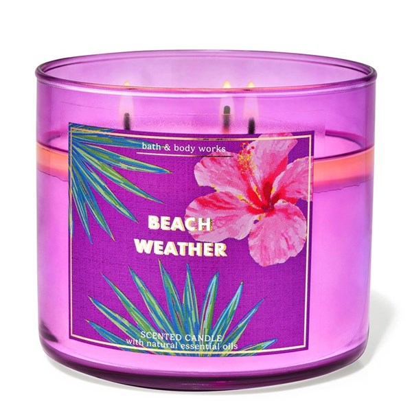 Beach Weather 3 Wick Candle 411 g