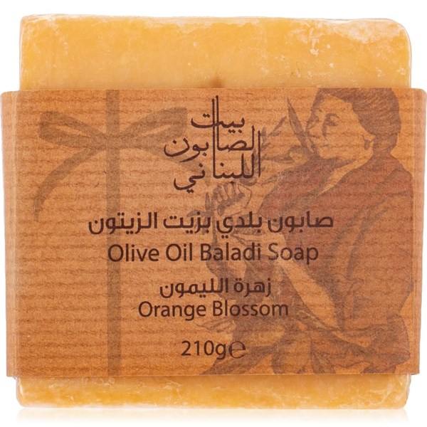 Olive Oil Baladi Soap Orange Blossom 210 g