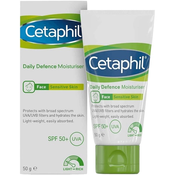 Daily Defence Face Moisturiser SPF 50, 50 g