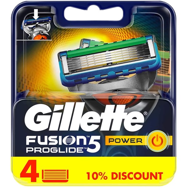 Fusion Proglide 5 Power Blades 4 PCS