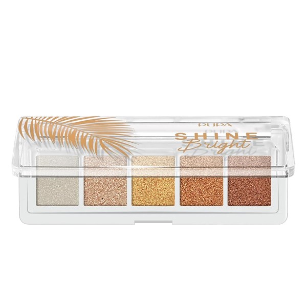 Shine Bright Eyeshadows Palette 001 Sunny Gold