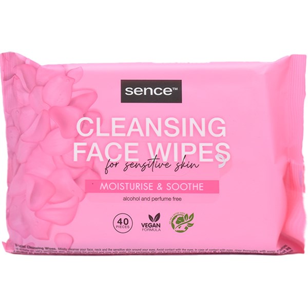 Facial Cleansing Wipes With For Sensitive Skin 25 PCS