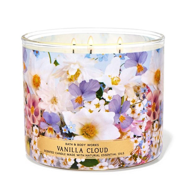 3 Wick Candle Vanilla Cloud 411 g