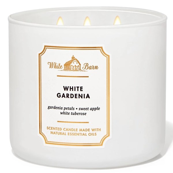 White Gardenia 3 Wick Candle 411 g