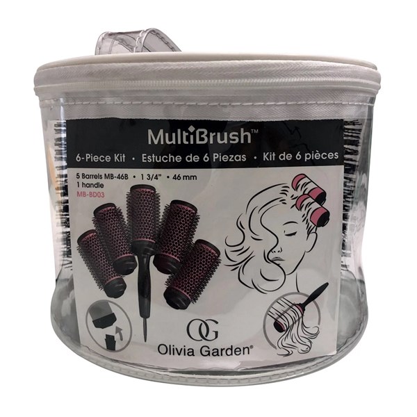 Multibrush Detachable Styling Brush 6 Piece + Bag 5 x 1, 46 mm