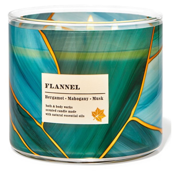 Flannel 3 Wick Candle 411 g