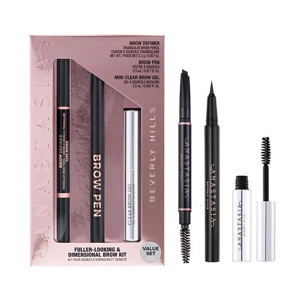 Fuller Looking + Dimensional Brows Kit (Dark Brown)