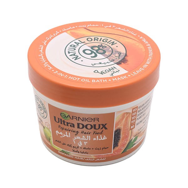 Ultra Doux Repairing Papaya 3 In 1 Hair Food 390 ml