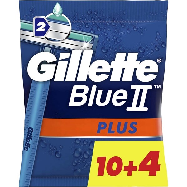 Blue 2 Plus Disposable Razor 10+4 PCS