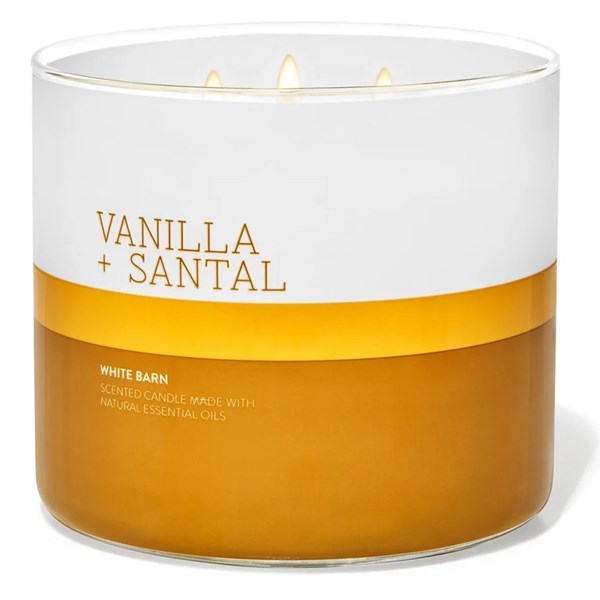 Vanilla + Santal White Barn 3 Wick Scented Candle 411 g