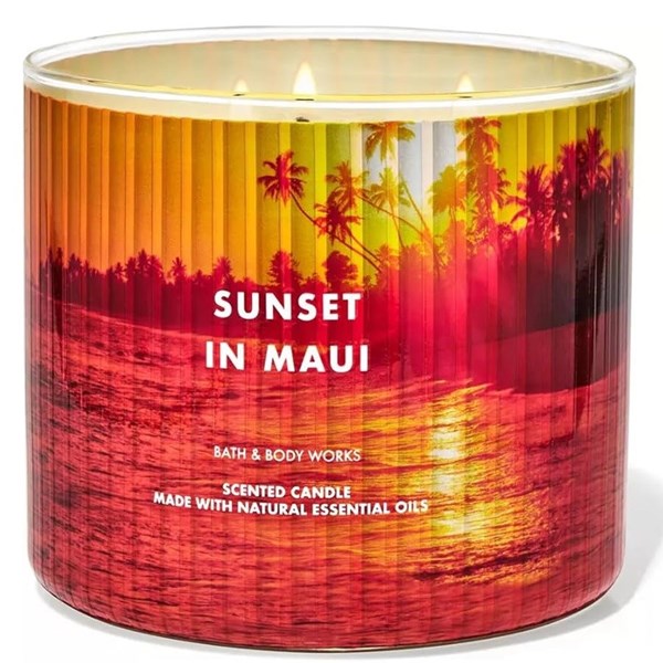 3 Wick Candle Sunset In Maui 411 g