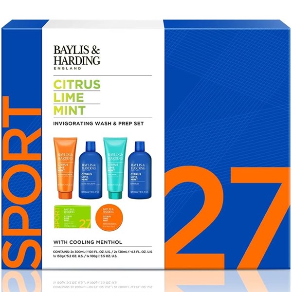 Men's Body Gift Set Lime & Mint 6 pcs