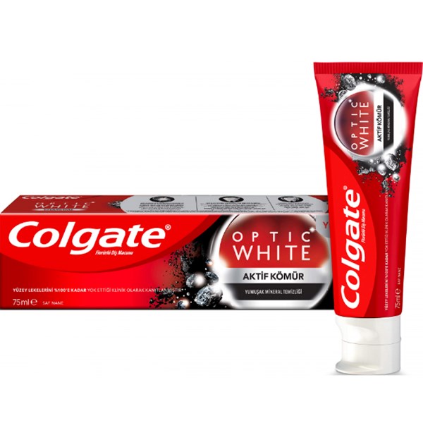 White Activated Charcoal Toothpaste 75 ml