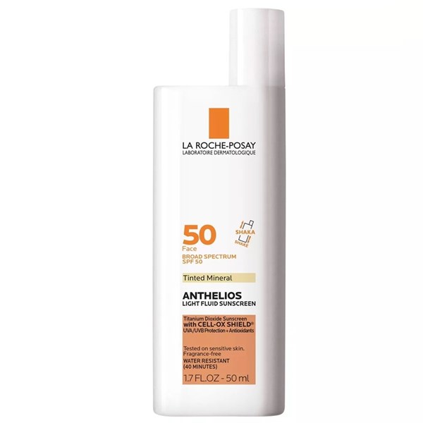 Light Fluid Mineral Face Sunscreen with Titanium SPF 50, 50 ml