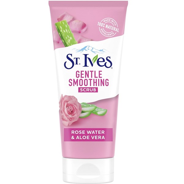 Gentle Smoothing Rosewater and Aloe Vera Facial Scrub 170 g