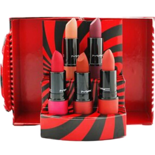 Ladies Mistletoe Matte Powder Kiss Lipstick Set Makeup