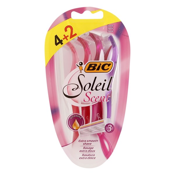 Soleil Scent Razors for Women 6 PCS