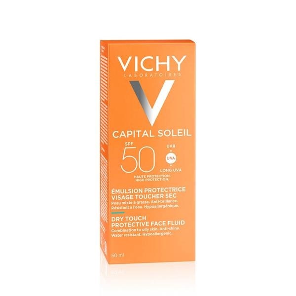 VICHY Capital Soleil Dry Touch Face Emulsion SPF50 - 50ml