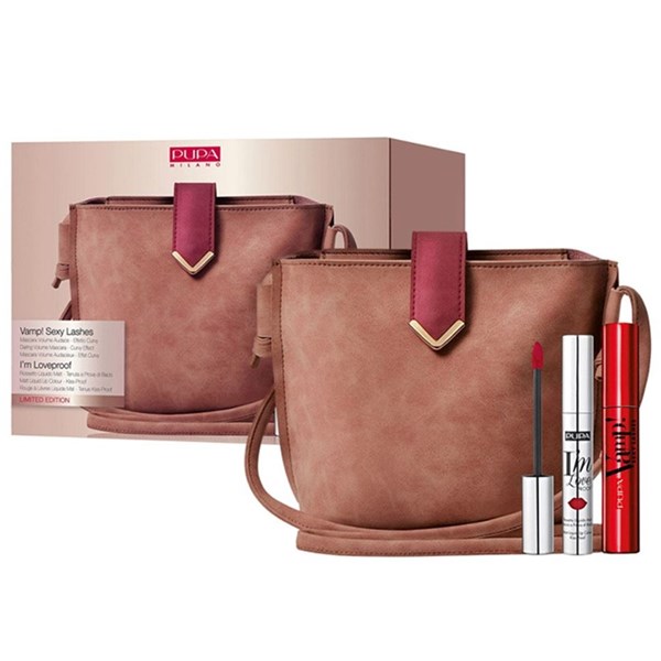 Vamp Sexy Lashes Mascara + I'm Loveproof Matte Liquid Lip + Handy Bag Set