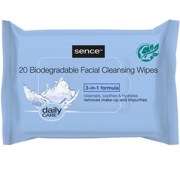 Facial Cleansing Wipes 3 In 1 Formula