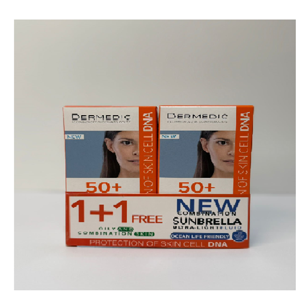 Flood sunscreen for oily and combination skin, one piece + one piece free