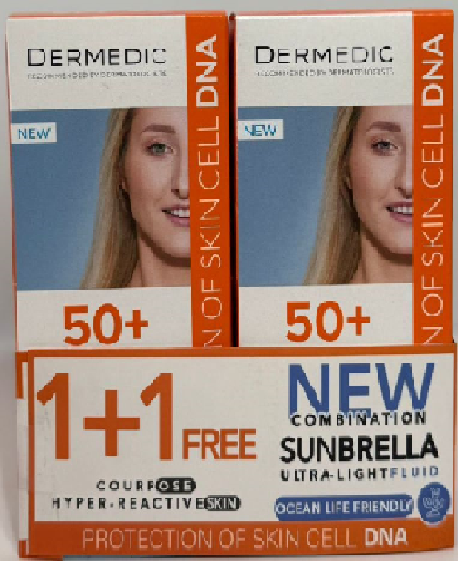 Dermadec Water Based Sunscreen for Sensitive Skin 1+1