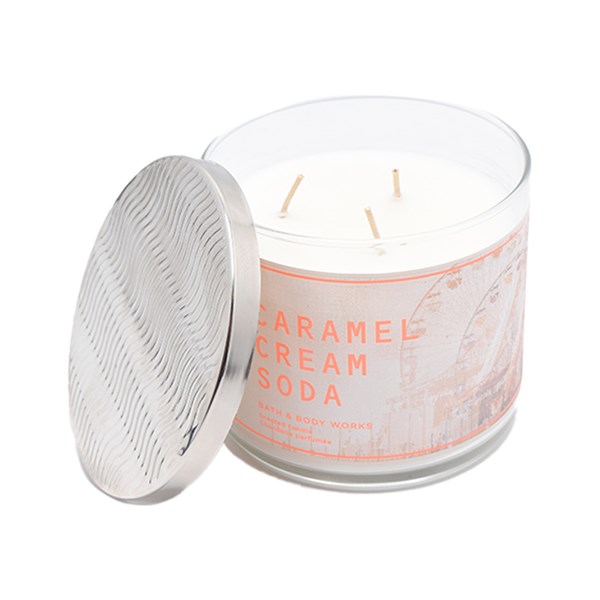 Caramel Cream Soda 3 Wick Scented Candle 411 g