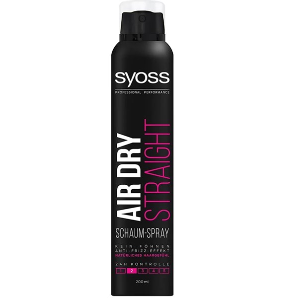 Air Dry Straight Hair Foams 200 ml