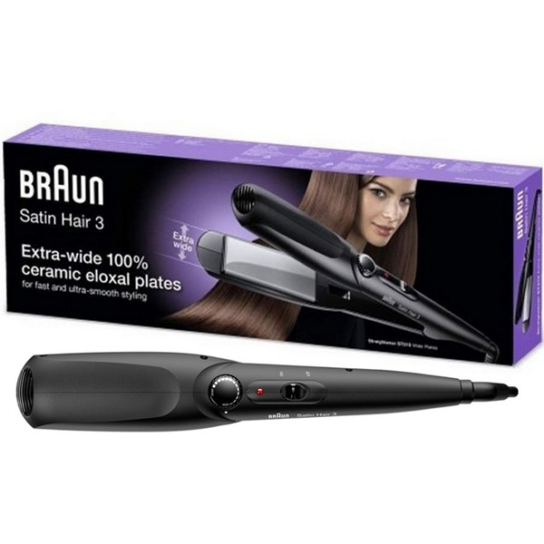 Satin 3 Hair Straightener Black ST310