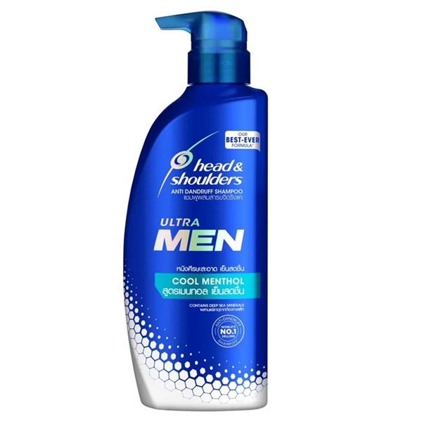 Ultra Man Cool Menthol Shampoo 480 ml