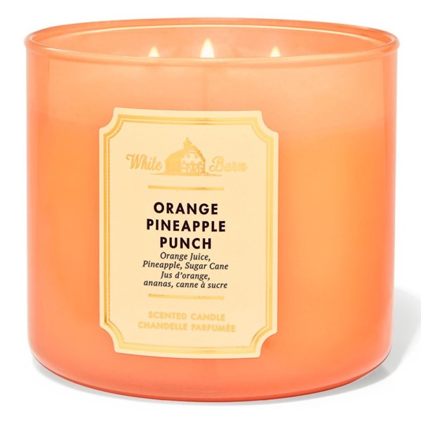 Orange Pineapple Punch 3 Wick Scented Candle 411 g