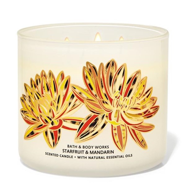 Starfruit & Mandarin 3-Wick Candle 411 g