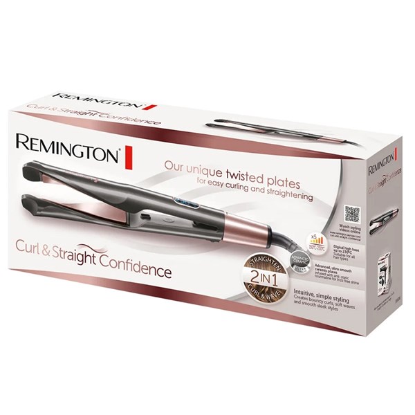 Curl & Straight Confidence 2 in 1 Hair Straightener S6606