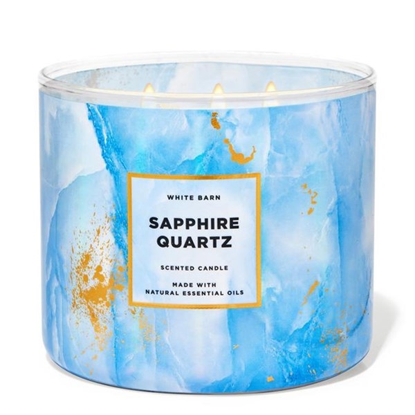 Sapphire Quartz 3 Wick Candle 411 g