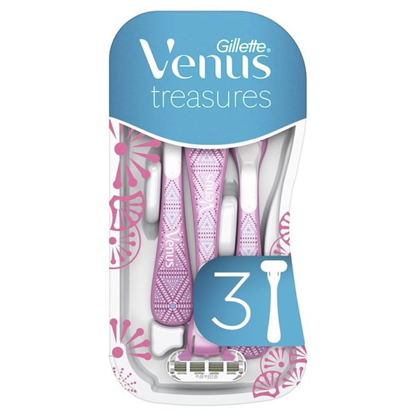 Venus Treasures Disposable Women's Razors 3 PCS