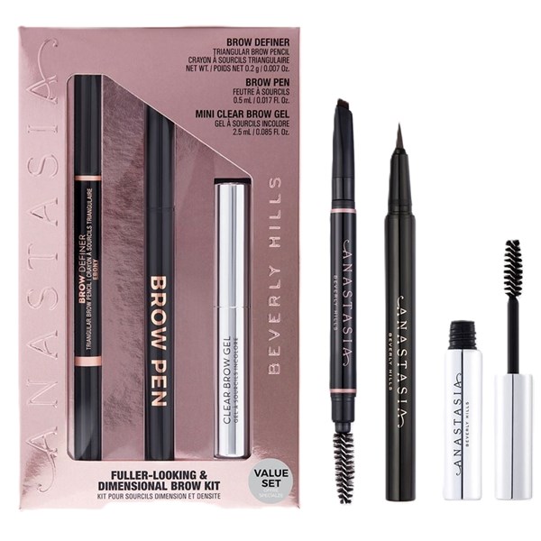 Fuller Looking + Dimensional Brows Kit ( Ebony)