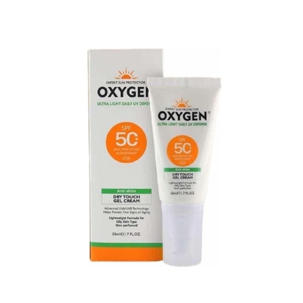 Oxygen Ultra Light Daily UV Defense Anti Shine Sun Protector SPF 50, 50 ml