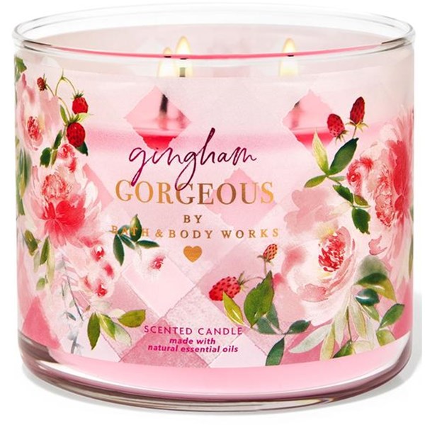 Gingham Gorgeous 3 Wick Candle Scented Candle 411 g