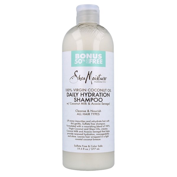 SHEA MOISTURE 100% VIRGIN COCONUT OIL DAILY HYDRATION SHAMPOO 577ml